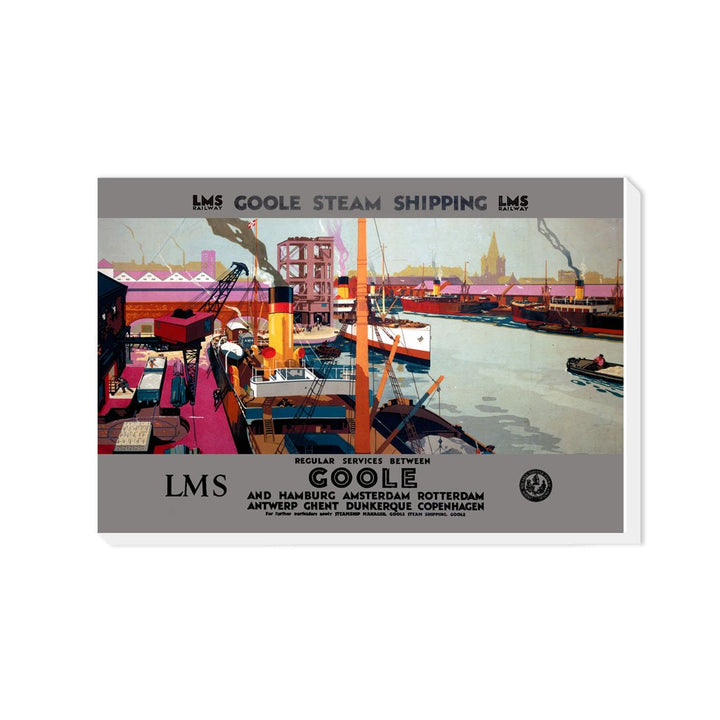 Goole Steam Shipping - Canvas
