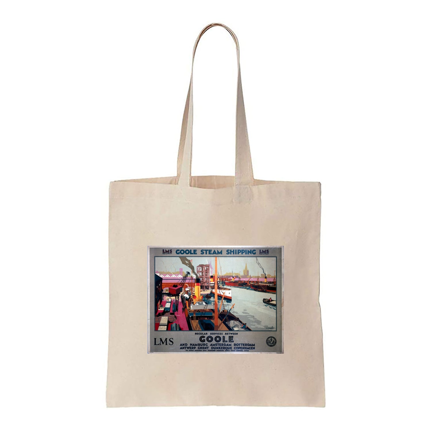 Goole Steam Shipping - Canvas Tote Bag