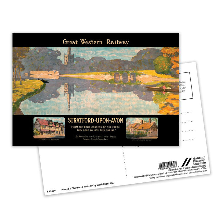 Stratford-upon-Avon Postcard Pack of 8