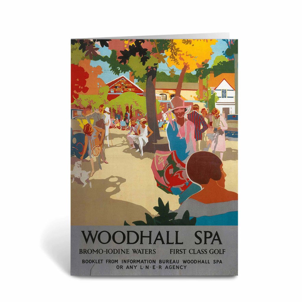 Woodhall Spa, Bromo-Iodine Waters Greeting Card