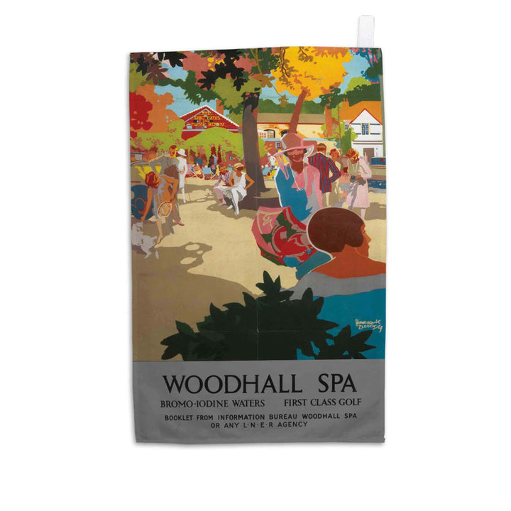 Woodhall Spa, Bromo-Iodine Waters - Tea Towel
