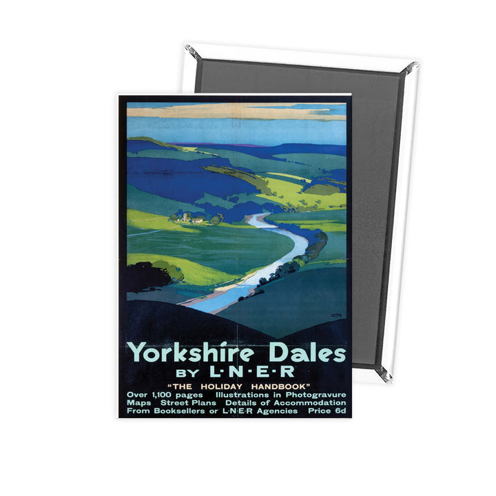 Yorkshire dales by liner Fridge Magnet