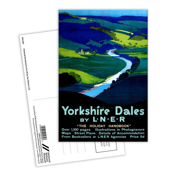 Yorkshire Dales by LNER Postcard Pack of 8