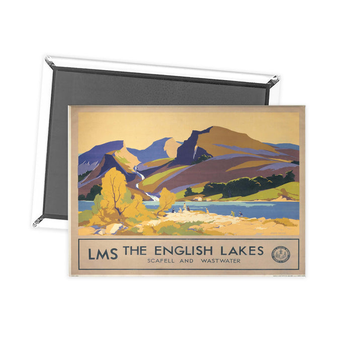 The English lakes Fridge Magnet