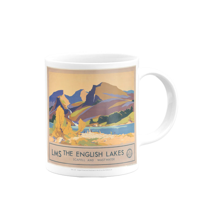 The English Lakes, Scafell and Wastwater Mug