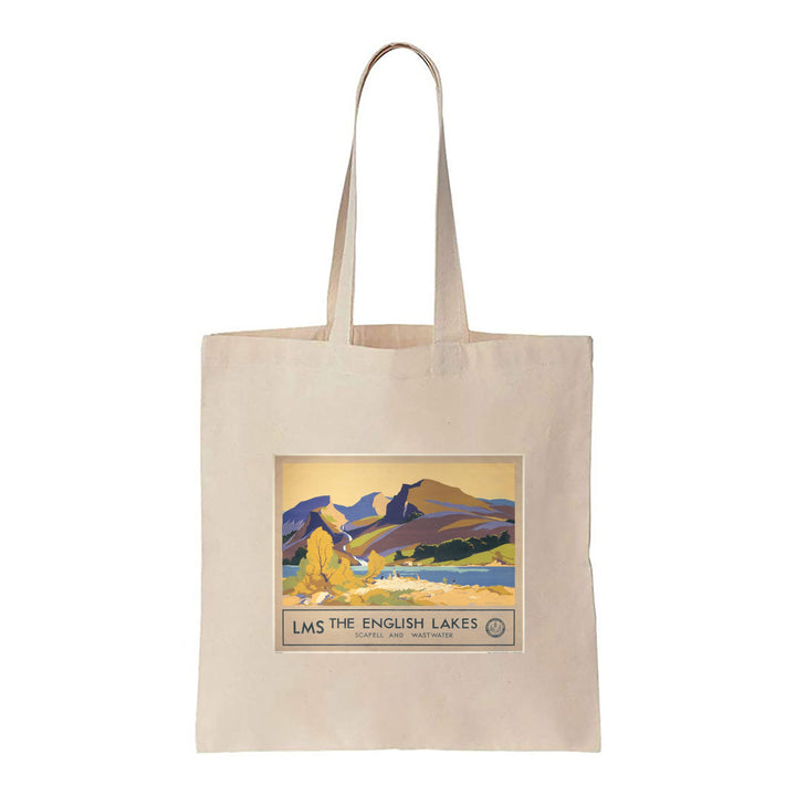 The English Lakes, Scafell and Wastwater - Canvas Tote Bag