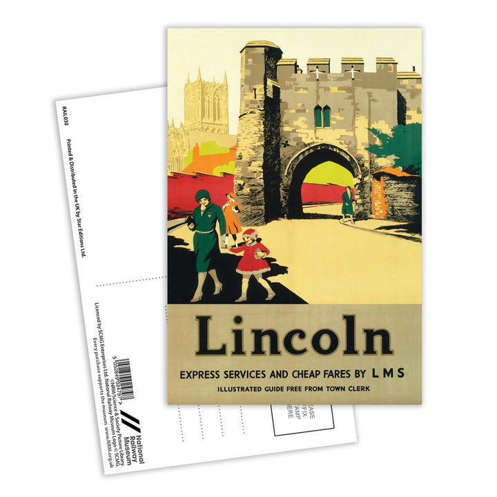 Lincoln Postcard Pack of 8