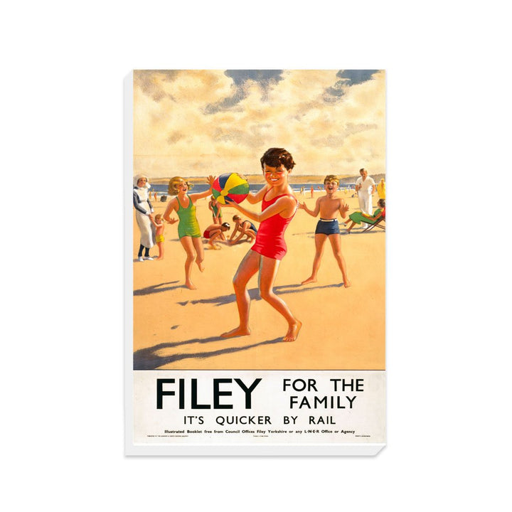 Filey for the Family - Canvas