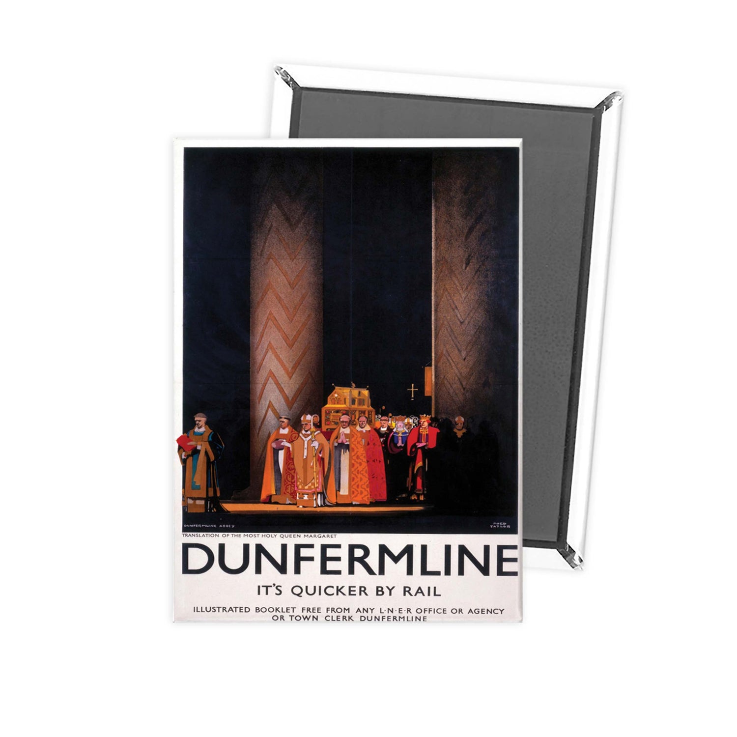 Dunfermline Fridge Magnet