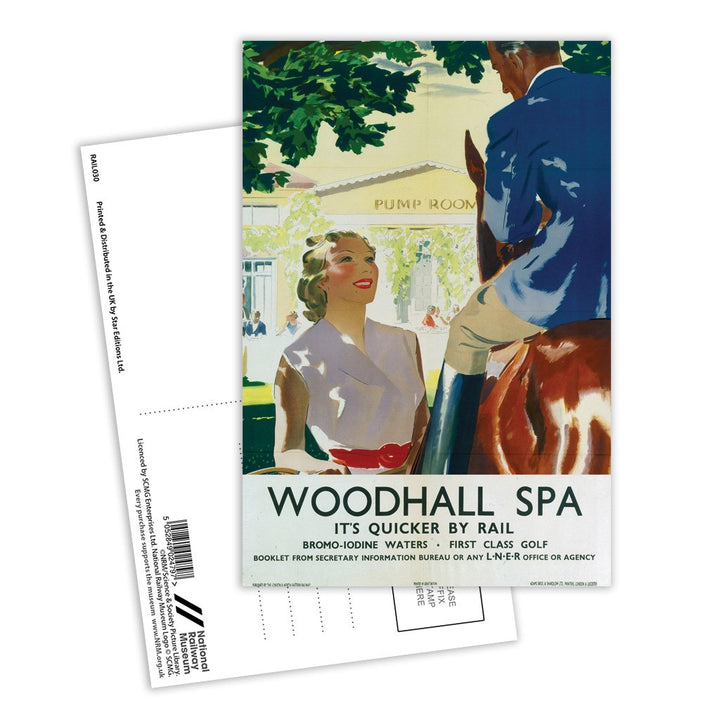 Woodhall Spa, First Class Golf Postcard Pack of 8