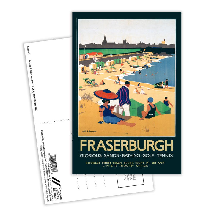 Fraserburgh Beach, Scotland Postcard Pack of 8
