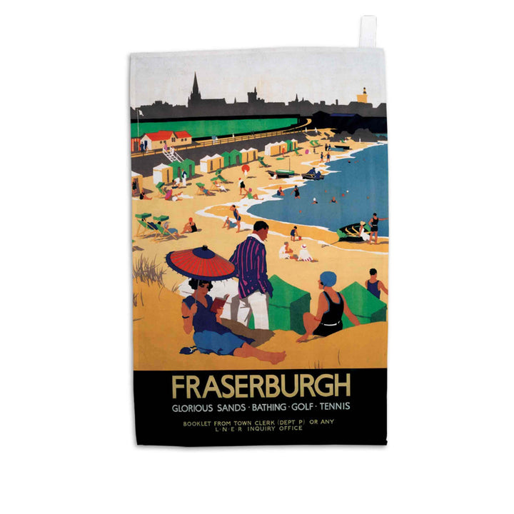 Fraserburgh Beach, Scotland - Tea Towel
