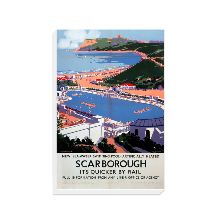 Scarborough - Sea-Water Swimming Pool - Canvas