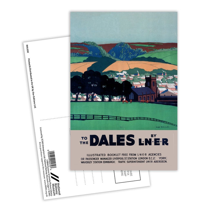 To The Dales by LNER Postcard Pack of 8