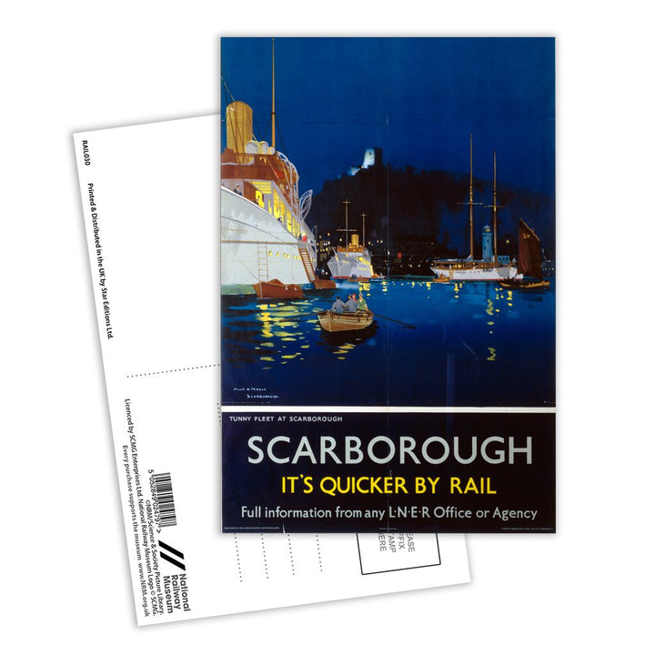 Tunny Fleet at Scarborough Postcard Pack of 8