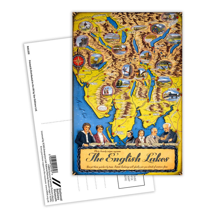 The English Lakes Postcard Pack of 8