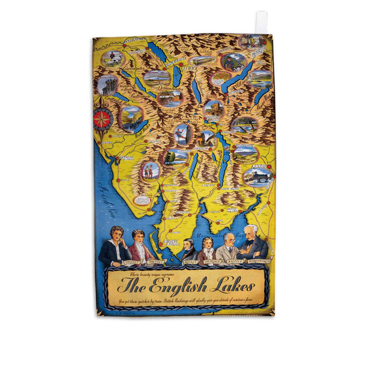 The English Lakes - Tea Towel
