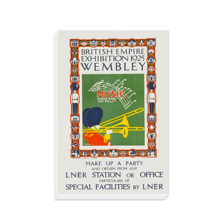 British Empire Exhibition, 1925 Wembley - Canvas