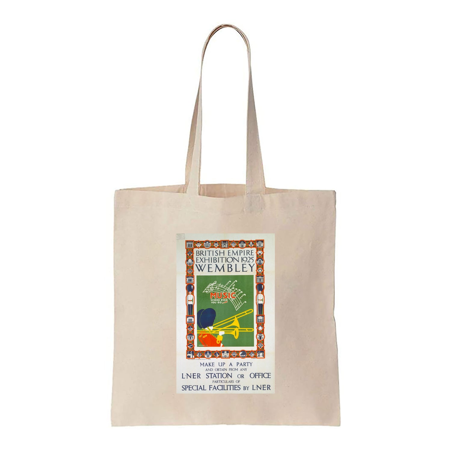 British Empire Exhibition, 1925 Wembley - Canvas Tote Bag