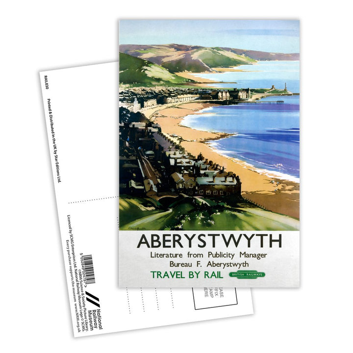 Aberystwyth Postcard Pack of 8