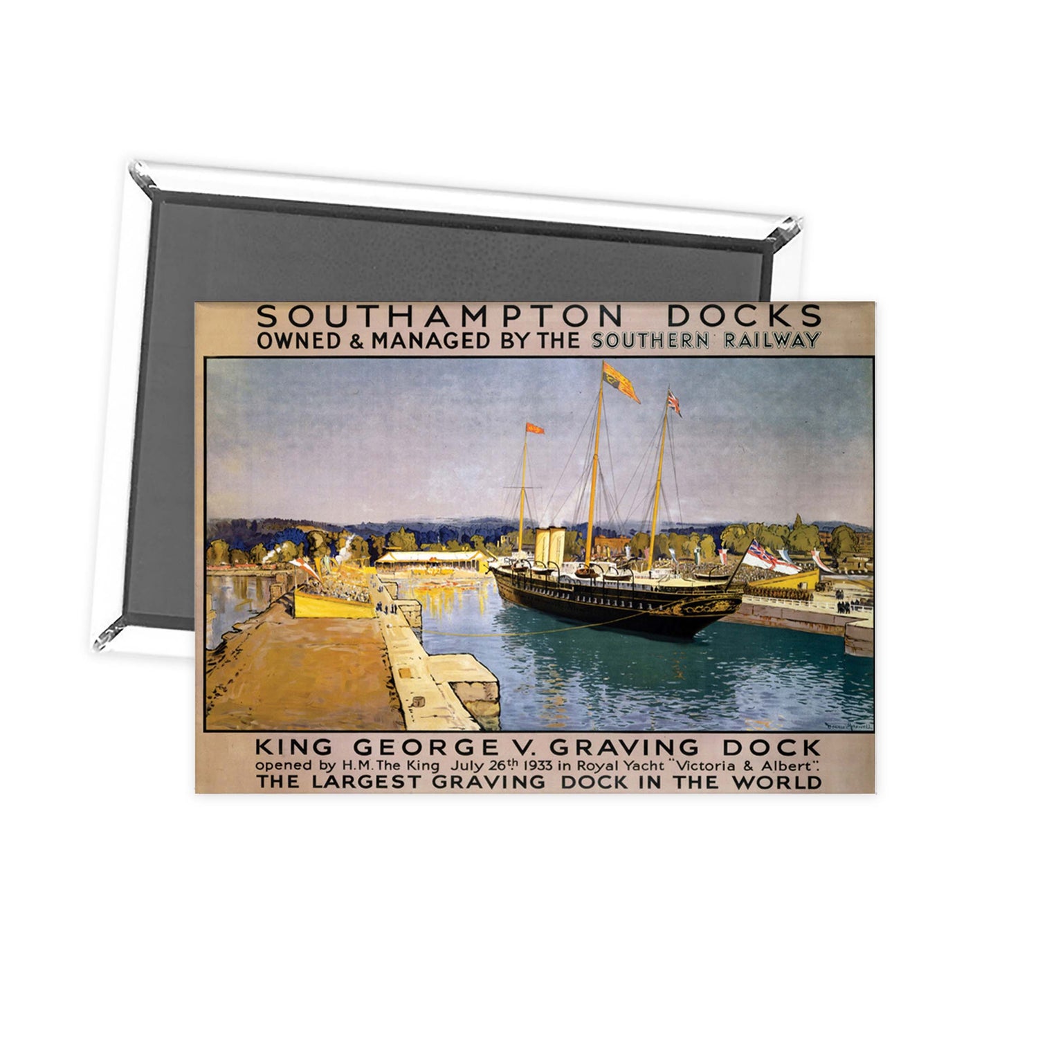 Southampton docks Fridge Magnet