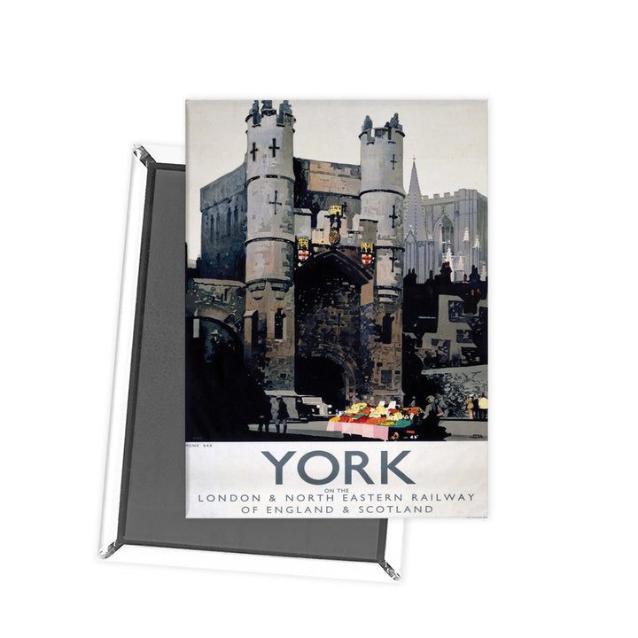 York Fridge Magnet