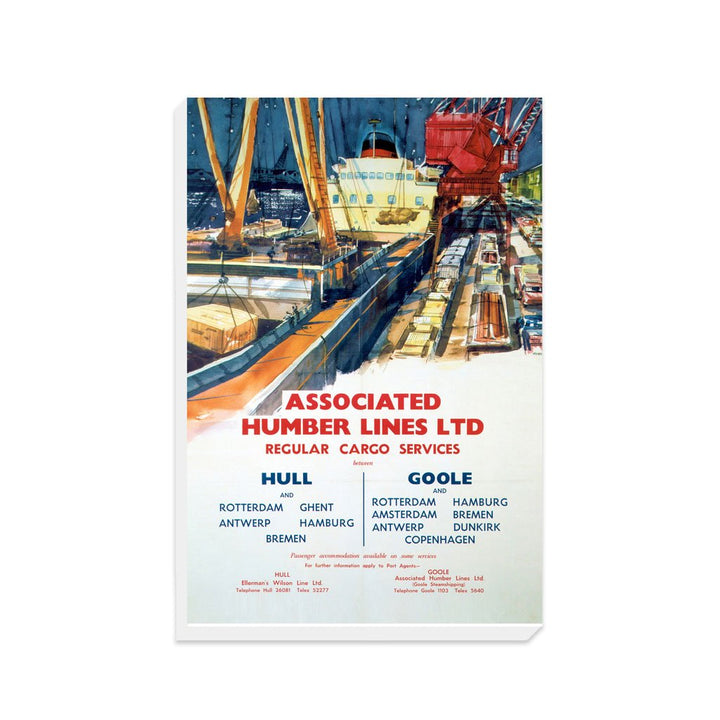 Associated Humber lines LTD Hull and Goole - Canvas