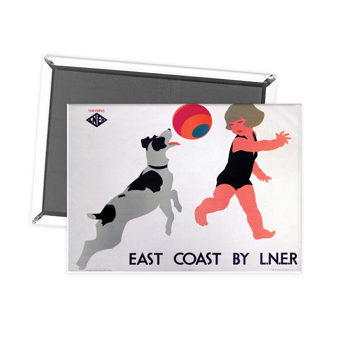 East coast liner - RAIL454 Fridge Magnet