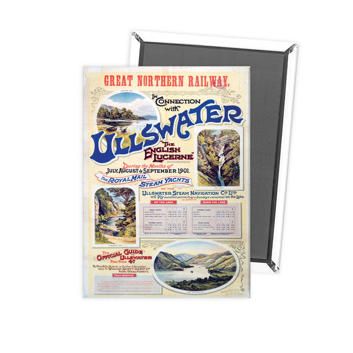 Ullswater information Fridge Magnet