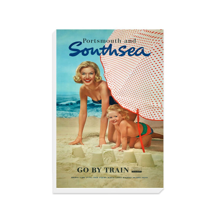 Portsmouth and Southsea, Go By Train - Canvas