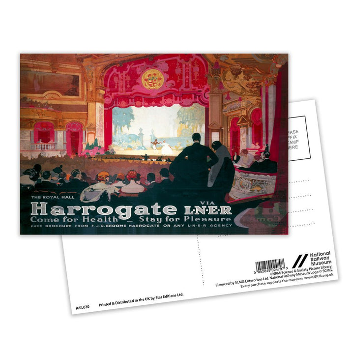 Harrogate - The Royal Hall Postcard Pack of 8