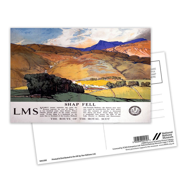 Shap Fell Postcard Pack of 8
