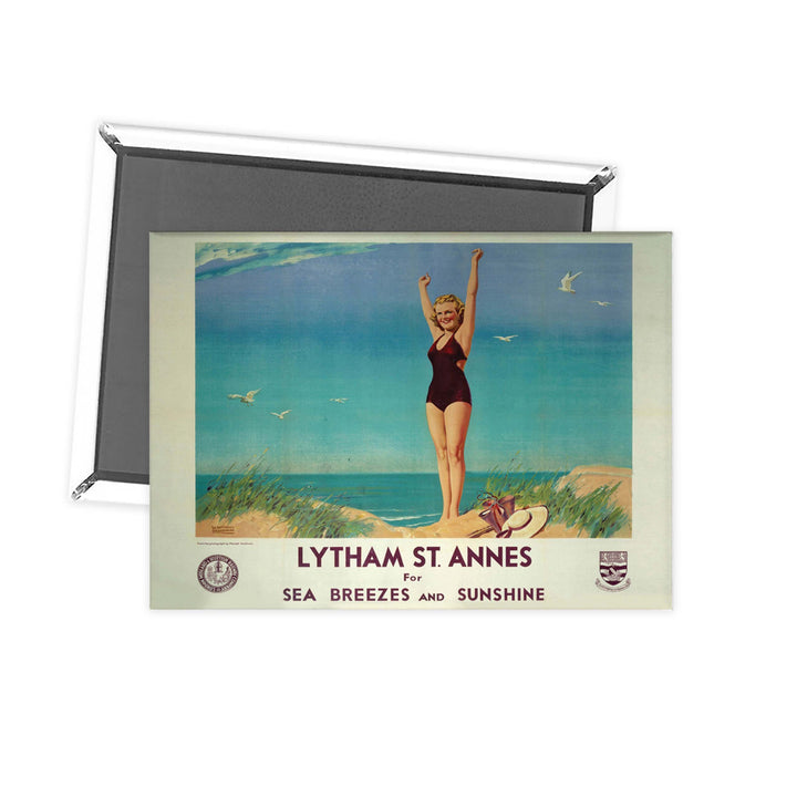 Lytham St Annes Fridge Magnet