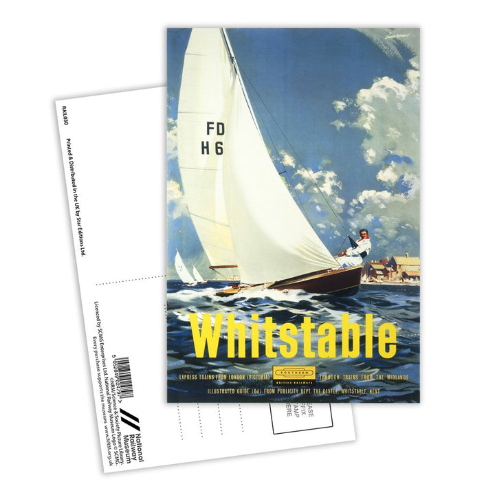 Whitstable Postcard Pack of 8
