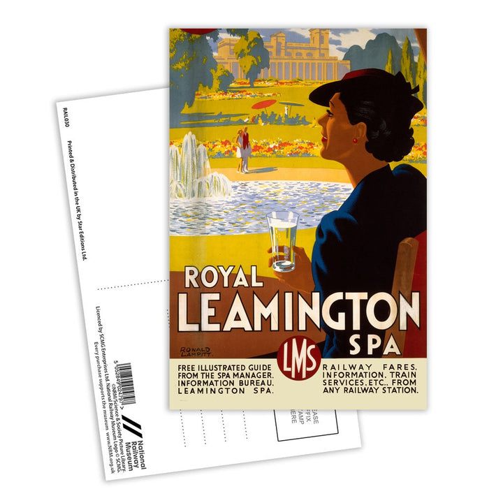 Royal Leamington Spa Postcard Pack of 8