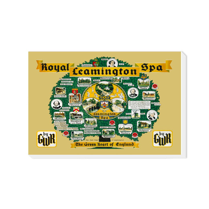 Royal Leamington Spa - Green Heart of England - Canvas