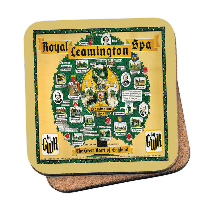 Royal Leamington Spa - Green Heart of England Coaster