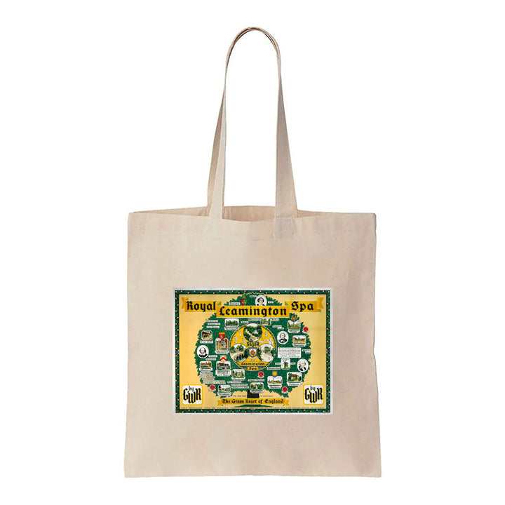 Royal Leamington Spa - Green Heart of England - Canvas Tote Bag