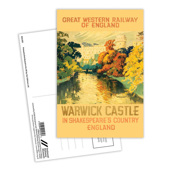 Warwick Castle - Shakespeare's Country Postcard Pack of 8