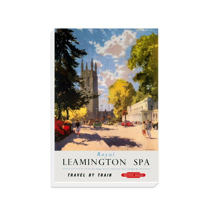 Royal Leamington Spa - Travel By Train - Canvas