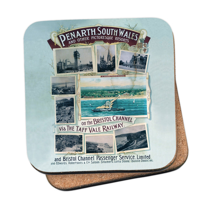 Penarth South Wales and other Picturesque Resorts Coaster