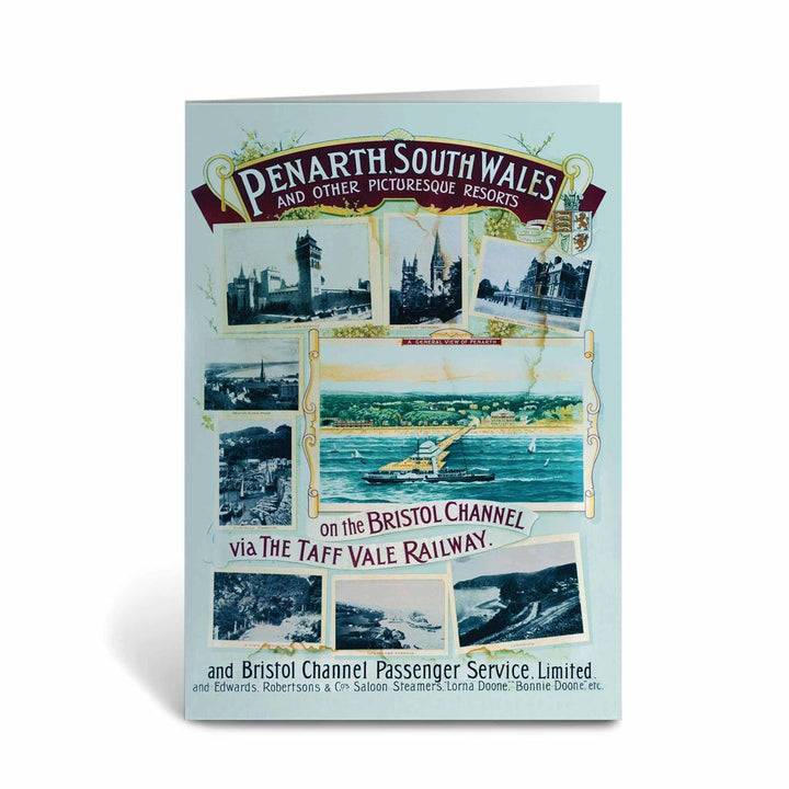 Penarth South Wales and other Picturesque Resorts Greeting Card