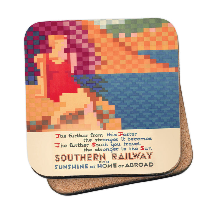 Southern Railway for Sunshine at Home or Abroad Coaster