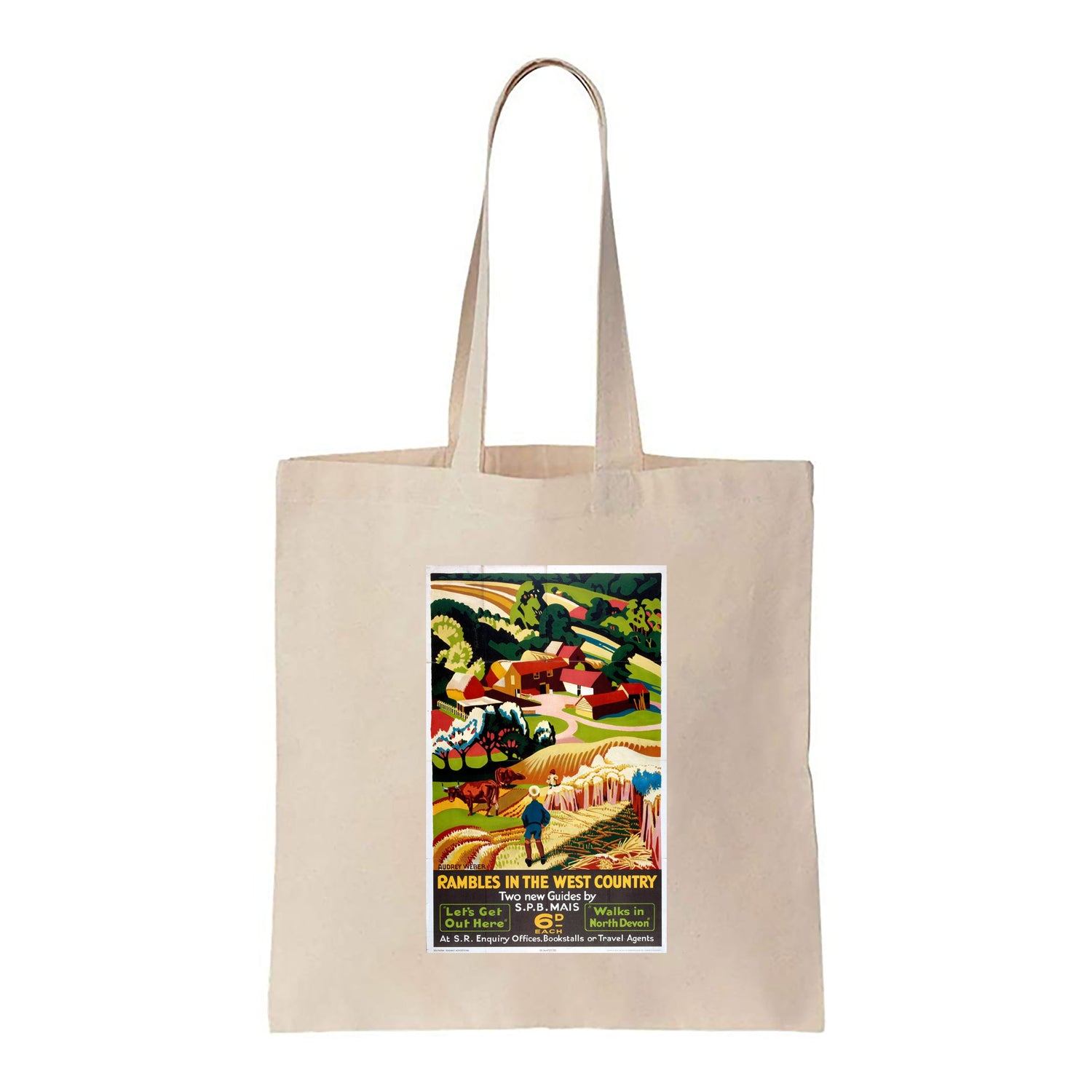 Rambles in the West Country - Canvas Tote Bag