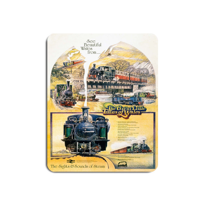 The Great Little Trains of Wales - the sights and sounds of steam - Mouse Mat