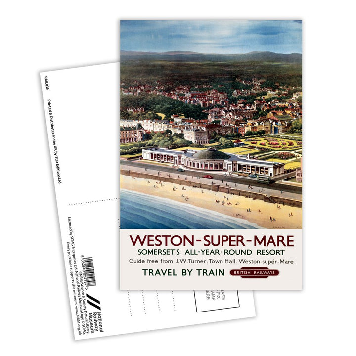 Weston-super-Mare - Somerset's all-year-round resort Postcard Pack of 8