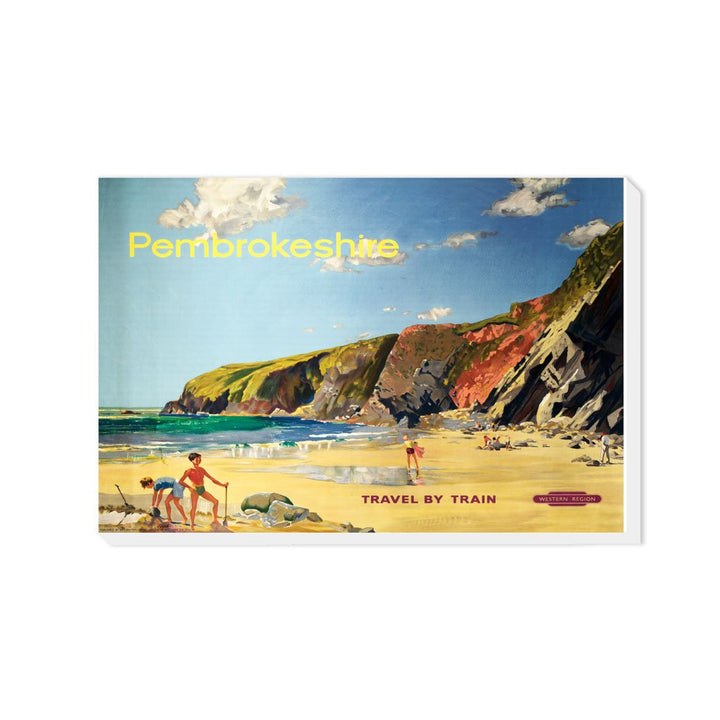 Pembrokeshire Travel by Train - Canvas