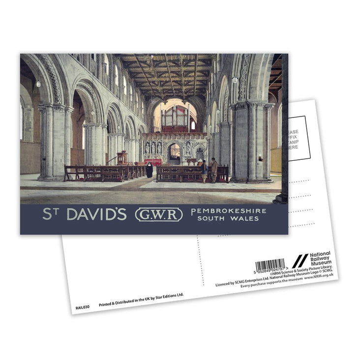 St. David's - Pembrokeshire South Wales Postcard Pack of 8