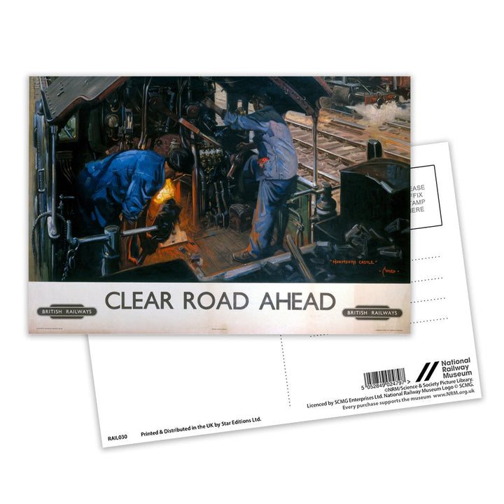 Clear Road Ahead - Monmouth Castle Postcard Pack of 8