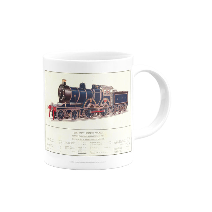 Express Passenger Locomotive, No.1853 - Great Eastern Railway Mug